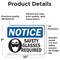 Signmission 7 in Height, 10 in Width, Vinyl Decal, Rectangle OS-2PACK-NS-D-710-L-18184 - alternate 5